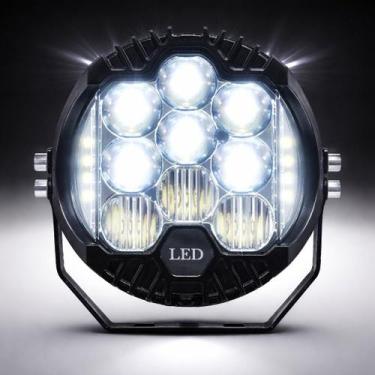 Imagem de Farol de milha em led 75w branco 6000k - lelong