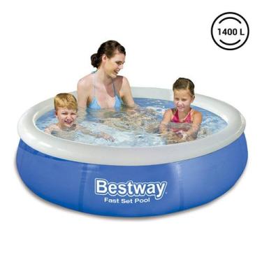 Imagem de Piscina Fast Set 1.400 Litros Inflável Bestway
