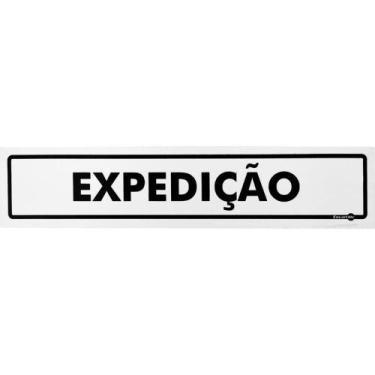 Imagem de Placa Sinalização Expedição 6,5x30cm - Encartale