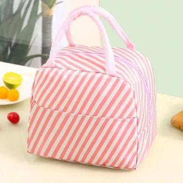 Imagem de Bolsa Térmica Portátil Almoço Piquenique Mamadeira Sucos Água Viagem -