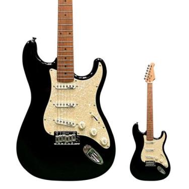 Imagem de Guitarra Strato Alnico Benson Hardy 901 BK/AP Black com Bag
