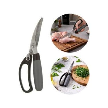 Imagem de Tesoura de Cozinha Multifuncional Frango Ervas Trinchante