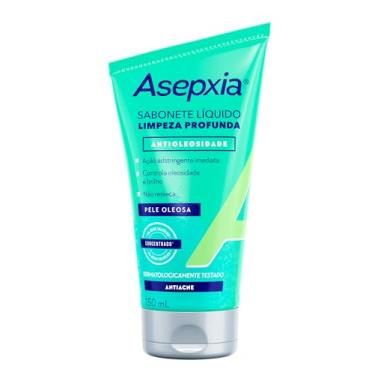 Imagem de Asepxia - Sabonete Líquido Limpeza Profunda com Ação indistringente Imediata, 150ml, Dermatologicamente Testado