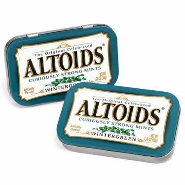 Imagem de Kit com 2 Pastilhas Altoids Wintergreen 50g Curiously Strong Mints Hor