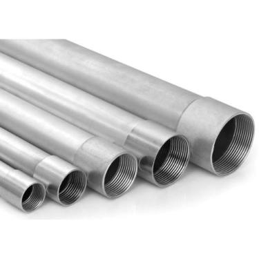 Imagem de Eletroduto 3-4 0,60MM Aço Carbono com Costura Rosca BSP Leve Galvanizado GFC Tubos 3 Metros
