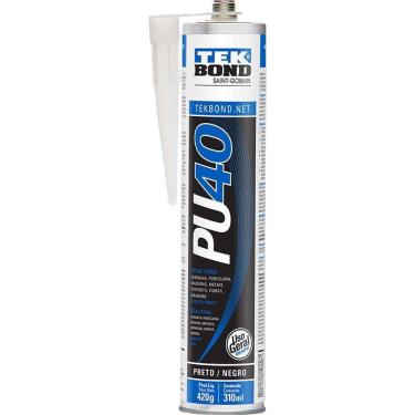 Imagem de Selante PU 40 Monocomponente à Base de Poliuretano Preto Tekbond 310ML