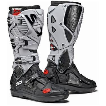 Imagem de Bota Sidi Crossfire 3 Srs Cinza Preto Trilha Motocross