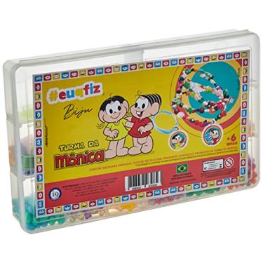Imagem de Breyer Kit Bijus Turma da Mônica - Kit de Bijuteria - Contém: miçangas variadas, cordão de silicone, pingentes sortidos e da Turma Mônica - Criança