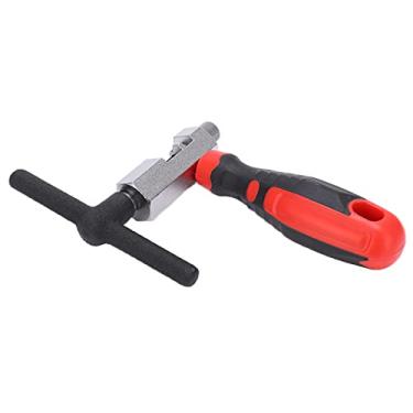 Imagem de Ferramenta de corrente, ferramenta de reparo de bicicleta, aço carbono confortável, borracha antiderrapante com design cuidadoso para desmontagem de corrente