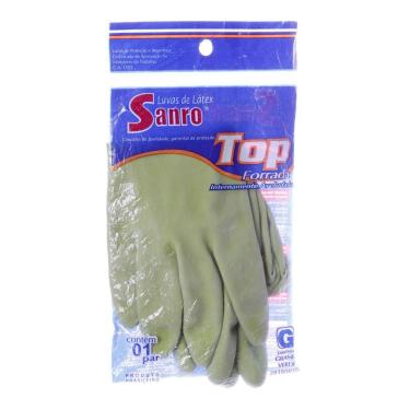 Imagem de Luva de Látex Emborrachada Sanro