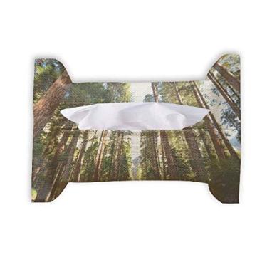 Imagem de Green Forestry Science Nature Scenery papel toalha facial saco de guardanapo