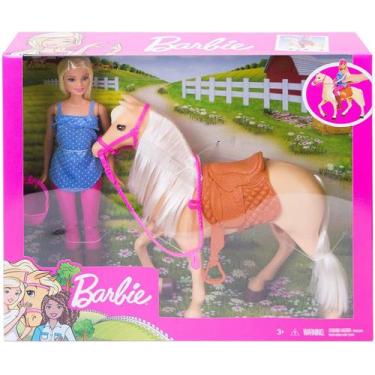 Barbie Boneca feita para se movimentar com 22 articulações flexíveis e rabo  de cavalo longo loiro vestindo roupas atléticas para crianças de 3 a 7 anos  de idade, Multicolorido : : Brinquedos