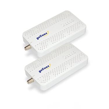 Imagem de Adaptador goCoax MoCA 2.5 com porta Ethernet 2.5GbE. MoCA 2.5. 1 porta 2,5 GbE. Forneça largura de banda de 2,5 Gbps com cabos coaxiais existentes. Branco