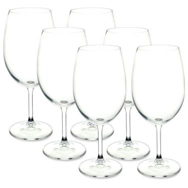 Imagem de Conjunto de Taças para Água Bohemia Anna 580 ml em Cristal Ecológico - 6 Peças