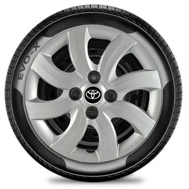 Imagem de Jogo De Calotas Toyota Corolla Etios 2012 2013 a 2022 Aro 14