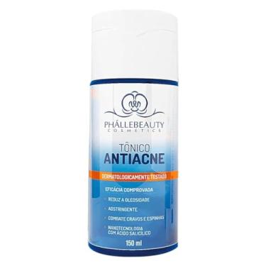 Imagem de Tônico Anti-acne Phállebeauty - Seca Espinhas Rápido, Controla Oleosidade e Poros - Facial Astringente 150ml PH0553