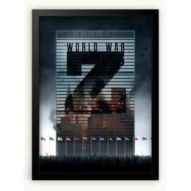 Imagem de Quadro Decorativo Guerra Mundial Z Filme A3 30X42cm - Decora Geek