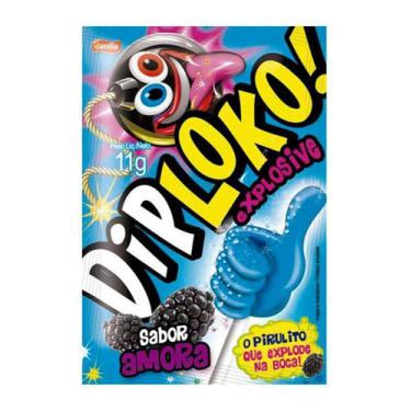 Imagem de Pirulito Dip loko Explosive Sabor Amora 11g - DipLoko