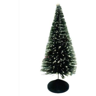 Imagem de Mini Árvore De Natal De Mesa Nevada Decorativa Enfeite Luxo - Vitória 