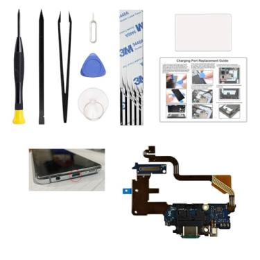 Imagem de Kit de substituição de porta de carregamento compatível com LG G7 ThinQ, conector USB-C da placa de base LM-G710, com manual de instruções, kit de ferramentas