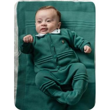 Imagem de Saída de Maternidade de menino Jose em tricot 4 peças - Dinhos baby, V