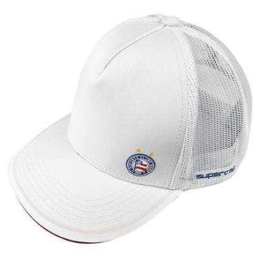 Imagem de Boné Bahia Licenciado Aba Curva Logo Trucker Oficial Com NF-Unissex