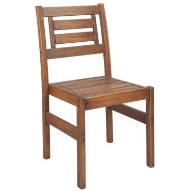 Imagem de Cadeira Rústica De Madeira Maciça - Natural