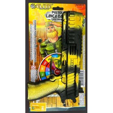 Imagem de Arma de brinquedo pistola plastica lança faisca - JR