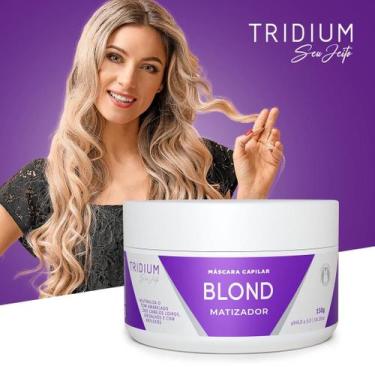 Imagem de Tridium Matizador Blond Máscara Capilar 150g  - Tridium Cosméticos