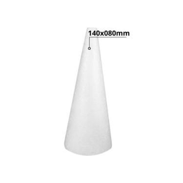 Imagem de Cone em Isopor 14cm de altura por 8cm de base - Pacote promocional com
