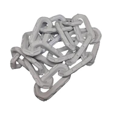 Imagem de 80 Mt Corrente Plástica Isolamento Calha Chuva Elo G Branco [F103]