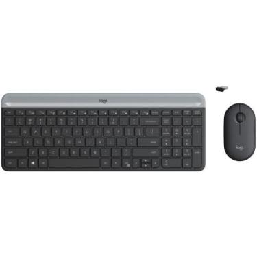 Imagem de Kit Teclado e Mouse sem Fio Logitech MK470