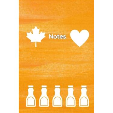 Imagem de Maple Syrup Notebook: Journal with Maple Syrup Bottles on the Cover. 6x9, 120 Blank Lined Pages. Related - Canada, Maine, Vermont, Michigan, ... Pancake Syrup, Maple Leaf, Fall Notebook.