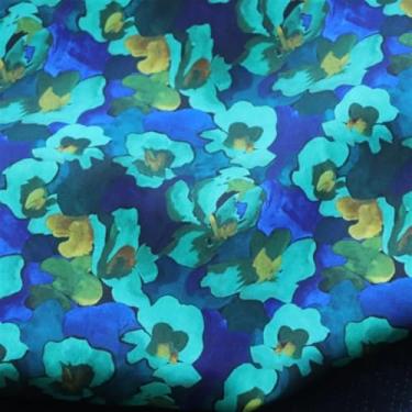 Imagem de Tecido Jemma Rose Floral Popeline Material Têxtil Designer para Roupas Vestidos Saia Impresso Liberty Tecido 100% Algodão Tecido Anos 80 para Costura