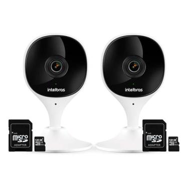 Imagem de Kit 2 Câmeras Wi-Fi com Aúdio e Inteligência Artificial iMX C Intelbra