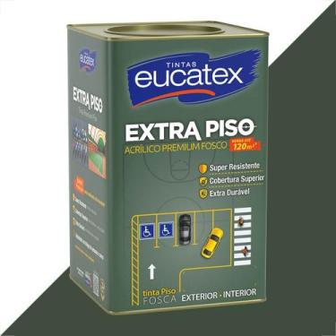 Imagem de Tinta eucatex extra piso 18l cinza escuro acrilico premium