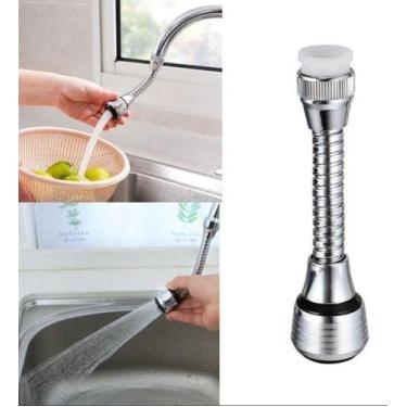 Imagem de Extensor Flexível para Torneira Cromado Chuveirinho - Saint Plus