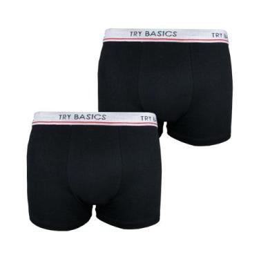 Imagem de Kit 2 Cuecas Boxers Infantil Box Algodão Cotton Conforto - Polo Basic,