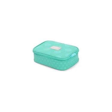 Imagem de Estojo Box Turquesa UP4YOU com Bolinhas ET46714UP - Luxcel