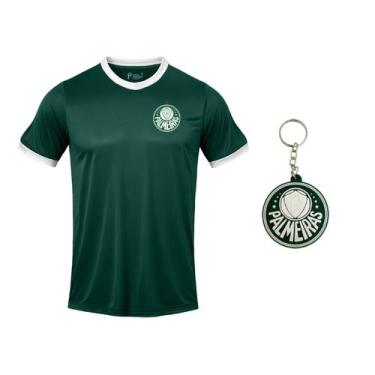 Imagem de Kit Palmeiras Camisa 1914 + Chaveiro Símbolo - Masculino, P, Verde