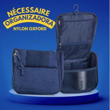 Imagem de Necessaire masculina feminina viagem mala cabide divisória nas Cor Cin