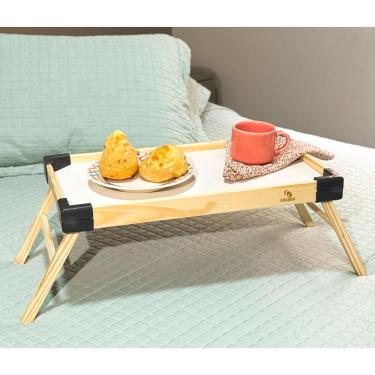 Imagem de Bandeja de Cama Dobrável Strong Cazza E102 Madeira
