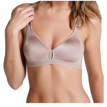 Imagem de Sutiã Sustentação Olimpo Bourbon Plus Size Demillus 61196, Bege, 54