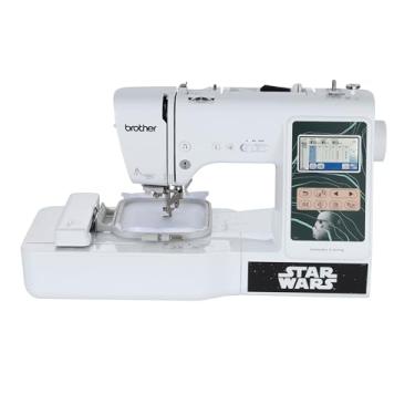 Imagem de BROTHER LB5500S Star Wars Combo 2 em 1 máquina de costura e bordado, metal, branco