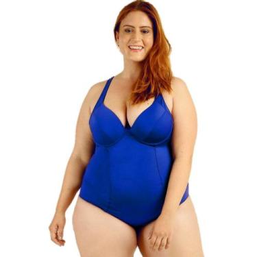 Imagem de Maiô Proteção UV Dilady - Banho de Mar, 6015620, Azul Claro, 48