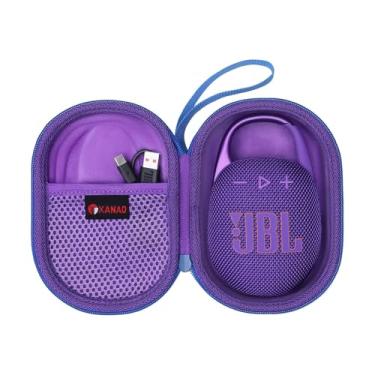 Imagem de XANAD Hard Shell compatível com JBL Clip 5/Clip 4/4 Eco ou Soundcore Select 4 Go de alto-falantes portáteis Bluetooth (roxo)