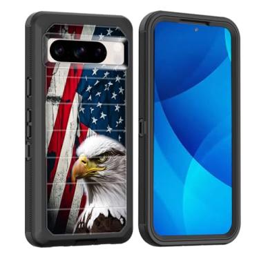 Imagem de smauncucn Capa para Pixel 8 Pro, proteção contra quedas de corpo inteiro à prova de choque à prova de poeira resistente 3 camadas militar resistente capa durável para Google Pixel 8 Pro 6,7 polegadas