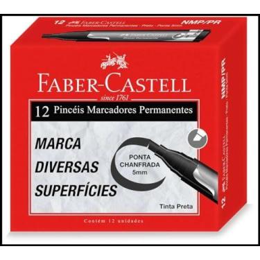 Imagem de Pincel Marcador Permanente Preto - FABER-CASTELL