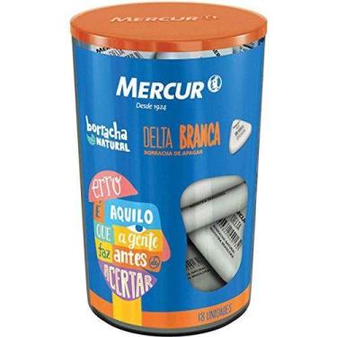 Imagem de Borracha Branca Delta Triangular Branca - MERCUR