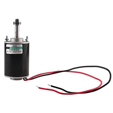 Imagem de Mini Motor Elétrico Escovado Com ímã Permanente para Pequenas Mesas de Corte e Geradores - Alta Velocidade e Baixo Ruído 30W (24V7000rpm)